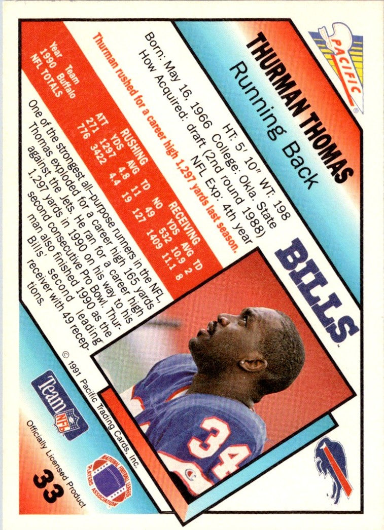 1991 Pacific Thurman Thomas