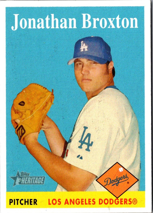 2007 Topps Heritage Jonathan Broxton #191