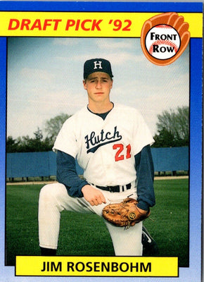 1992 Front Row Draft Picks Jim Rosenbohm #92