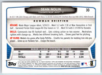 2013 Bowman Sean Nolin #33