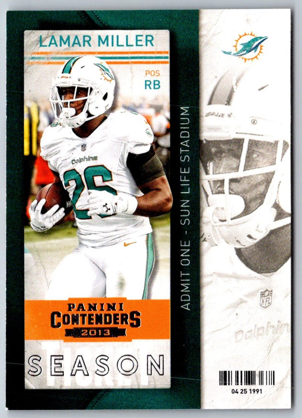 2013 Panini Contenders Lamar Miller #42