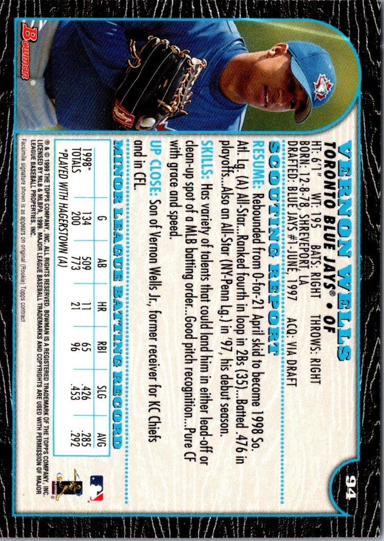 1999 Bowman Vernon Wells