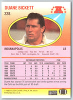 1990 Fleer Duane Bickett #228