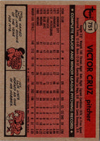 1981 Topps Traded Victor Cruz #751