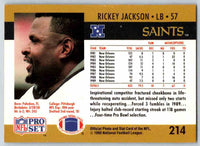 1990 Pro Set Rickey Jackson #214