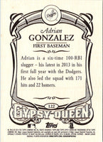 2014 Topps Gypsy Queen Adrian Gonzalez #122