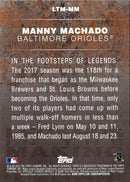 2018 Topps Legends in the Making Manny Machado