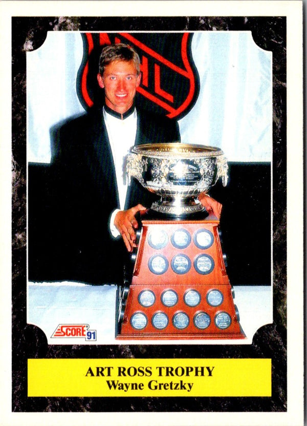 1991 Score American Wayne Gretzky (Art Ross Trophy) #427