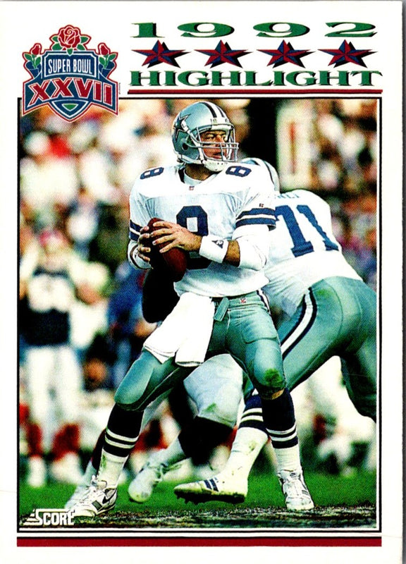 1993 Score Troy Aikman #411
