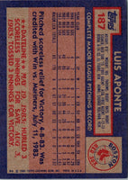 1984 Topps Luis Aponte #187