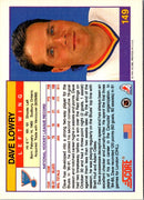 1991 Score American Dave Lowry
