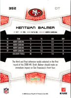 2008 Score Super Bowl XLIII Kentwan Balmer #352