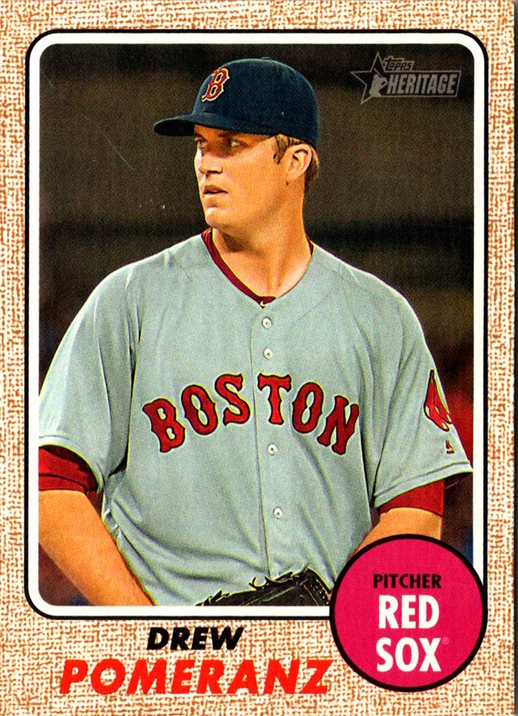 2017 Topps Heritage Drew Pomeranz