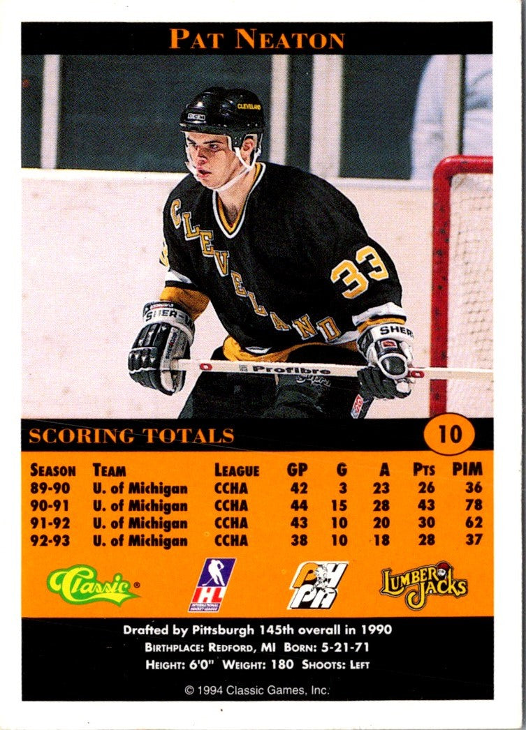 1994 Classic Pro Prospects Pat Neaton