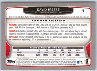 2013 Bowman David Freese #6