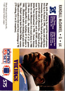 1991 Pro Set Randall McDaniel