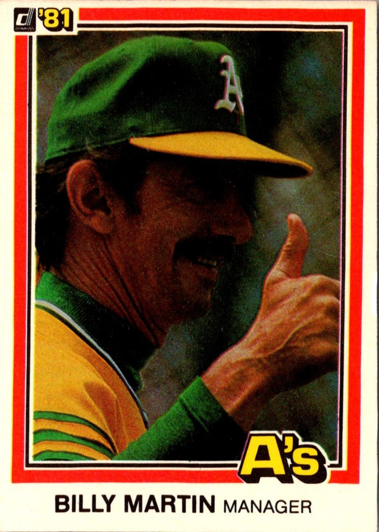 1981 Donruss Billy Martin