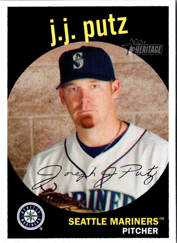 2008 Topps Heritage Black Back J.J. Putz #210