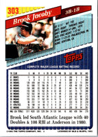 1993 Topps Gold Brook Jacoby #303