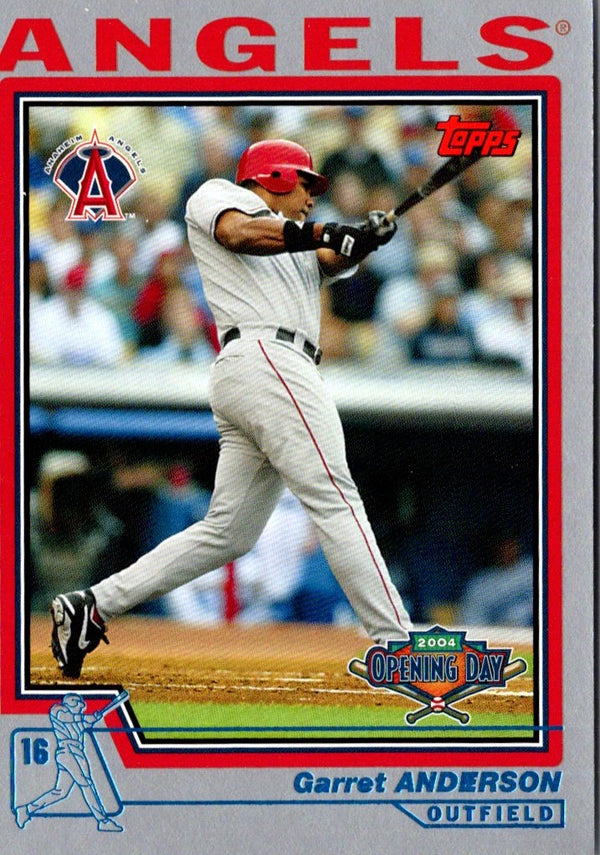 2004 Topps Opening Day Garret Anderson #90