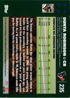 2007 Topps Dunta Robinson #235