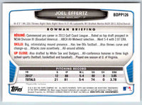 2014 Bowman Joel Effertz #BDPP126