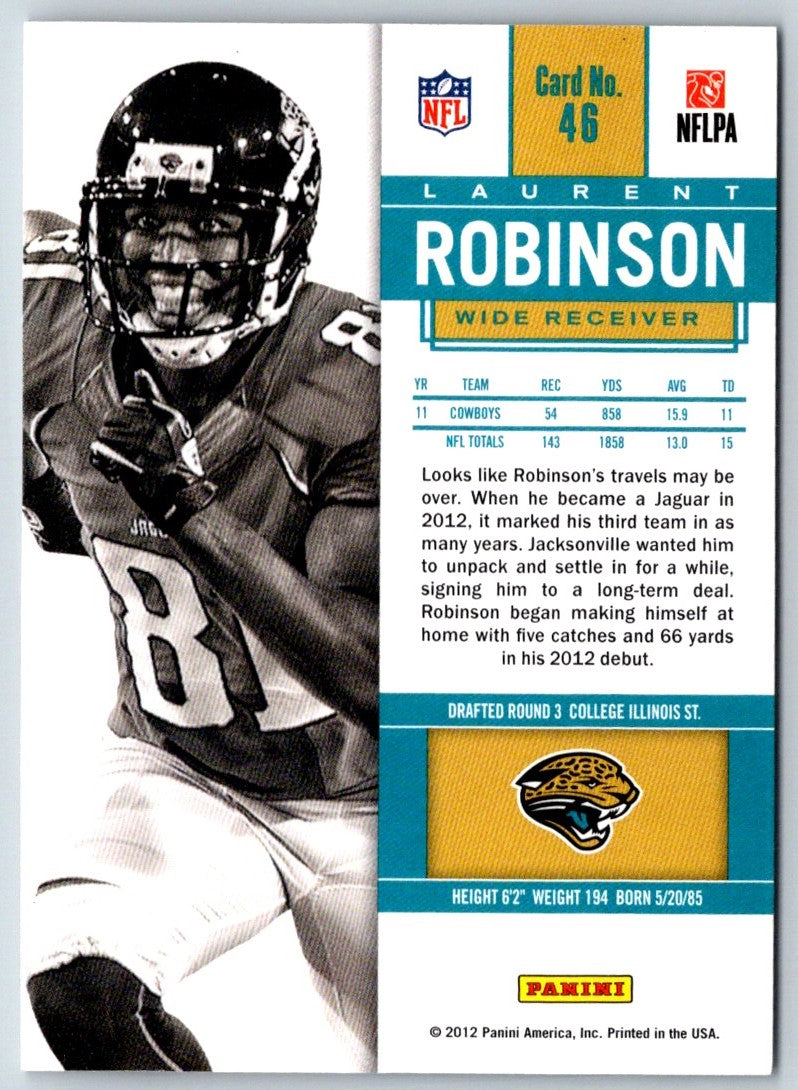 2012 Panini Contenders Laurent Robinson