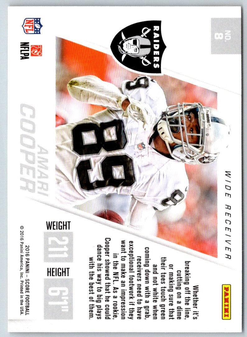 2016 Score Toe the Line Gold Amari Cooper