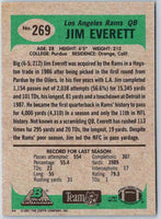 1991 Bowman Football Jim Everett #269