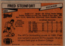 1981 Topps Fred Steinfort