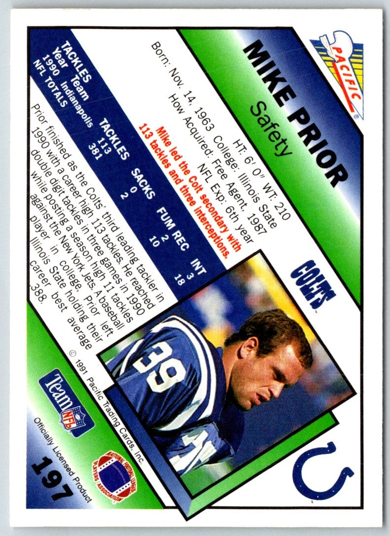 1991 Pacific Mike Prior