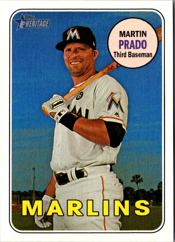 2018 Topps Heritage Martin Prado #137