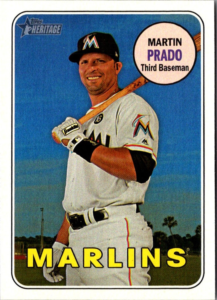 2018 Topps Heritage Martin Prado
