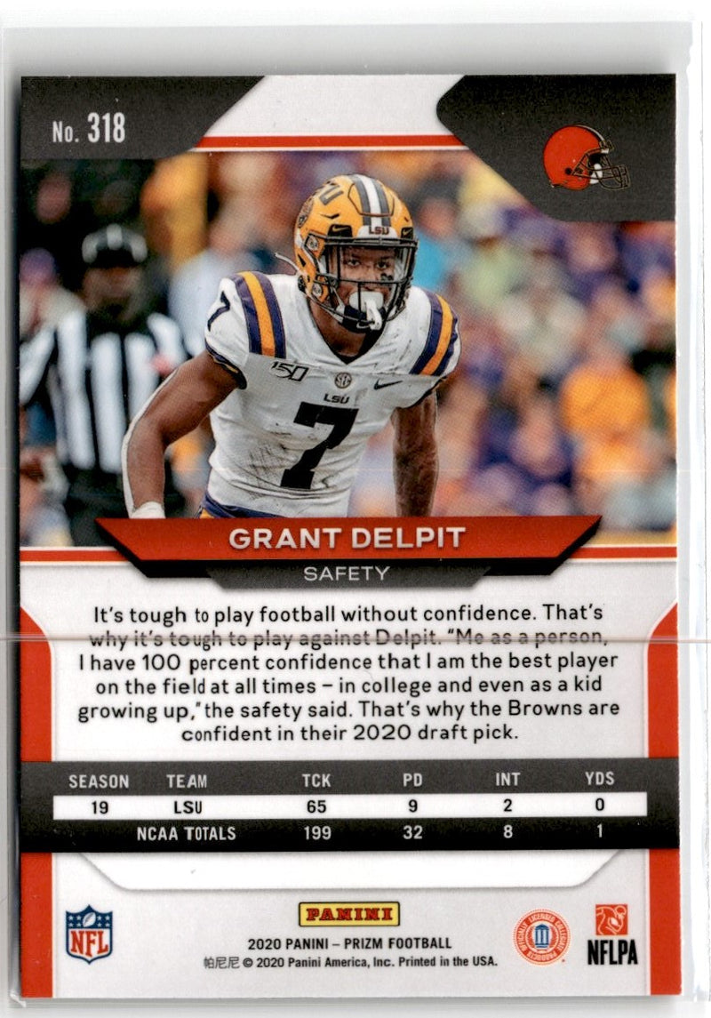 2020 Panini Prizm Grant Delpit