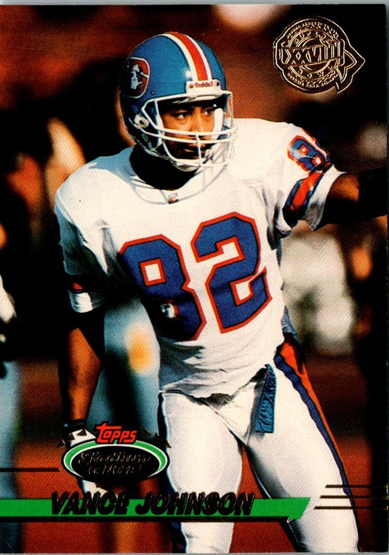 1993 Stadium Club Super Teams Bowl Vance Johnson #188