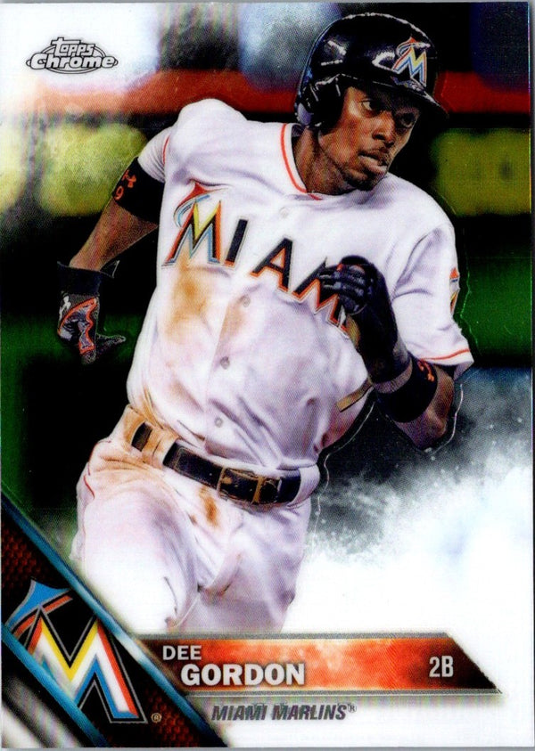 2016 Topps Chrome Dee Gordon #54