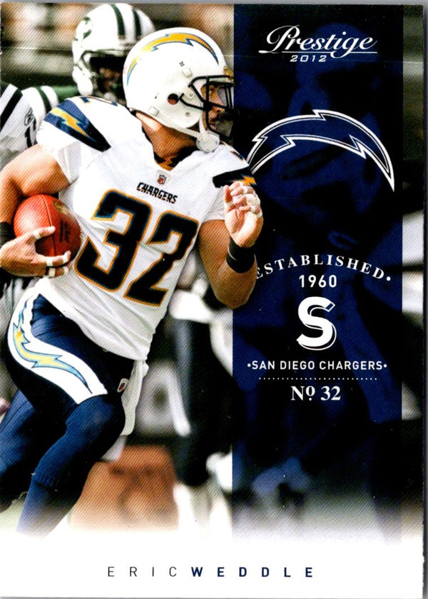 2012 Panini Prestige Eric Weddle #162