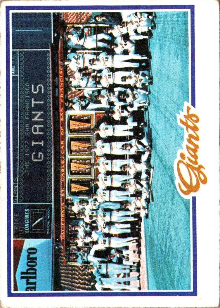 1978 Topps San Francisco Giants