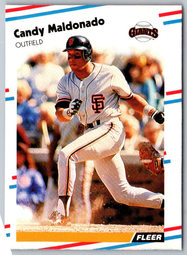 1988 Fleer Candy Maldonado #89