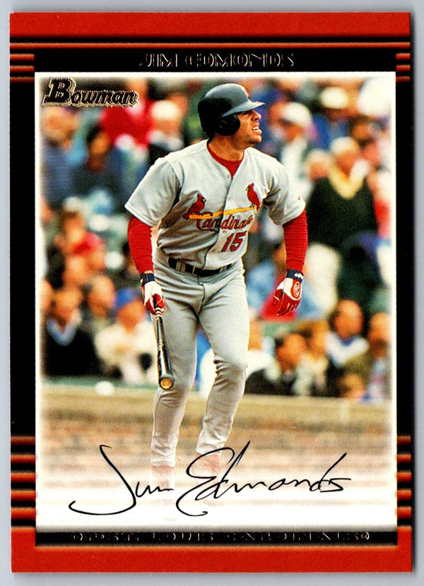 2002 Bowman Gold Jim Edmonds #90