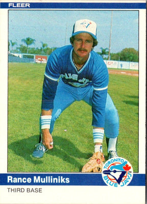 1984 Fleer Rance Mulliniks #165