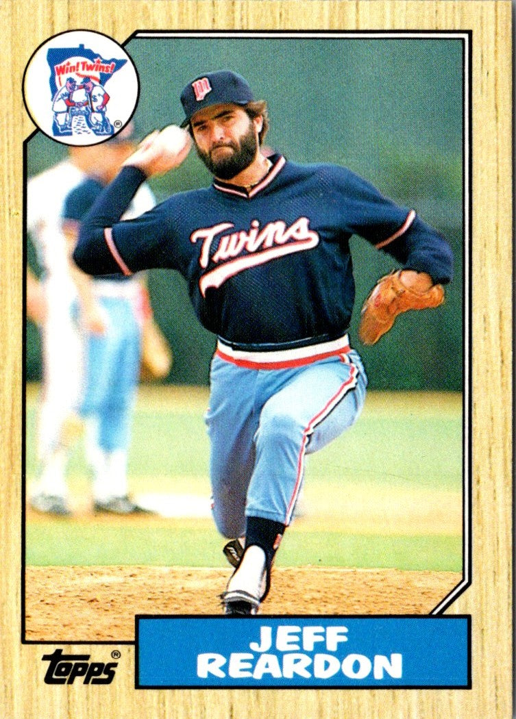 1987 Topps Traded Jeff Reardon