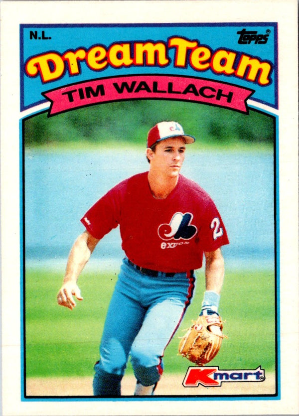 1989 Topps Kmart Dream Team Tim Wallach #25