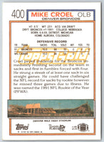 1992 Topps Mike Croel #400