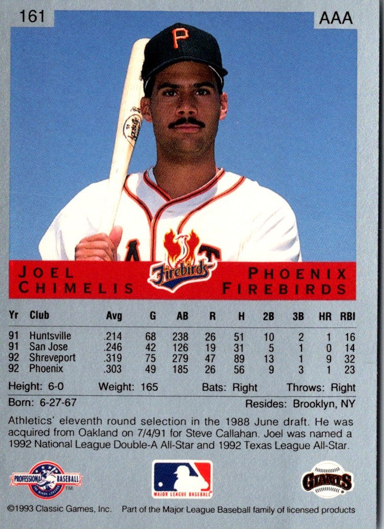 1993 Classic Best Joel Chimelis