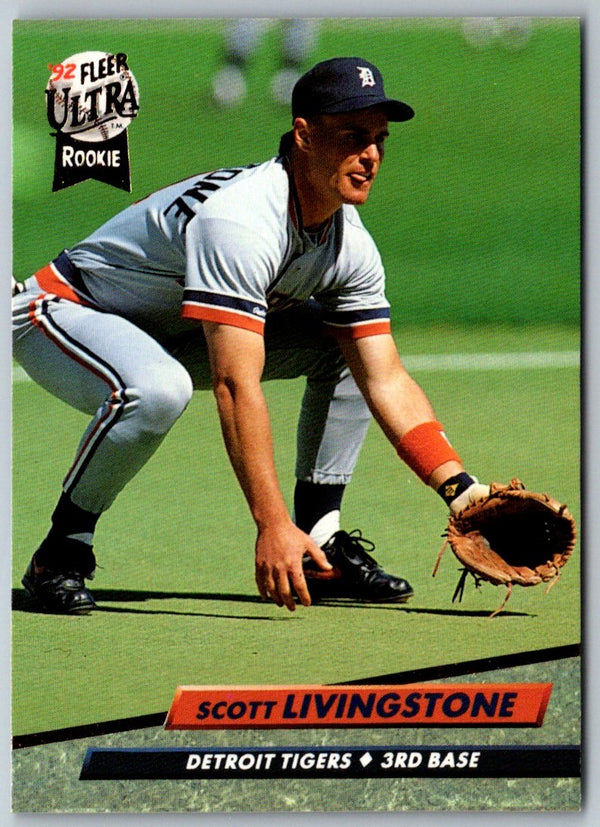 1992 Ultra Scott Livingstone #61 Rookie