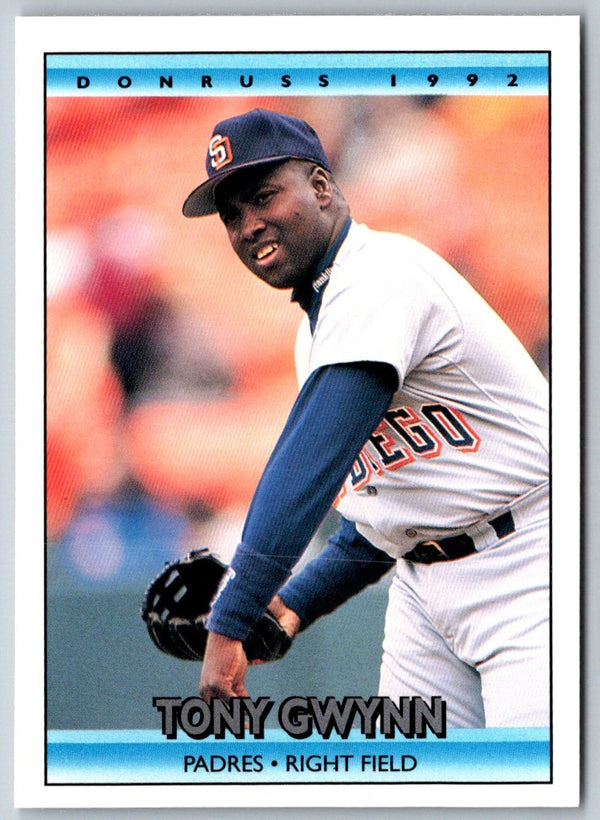 1991 Donruss Leaf Previews Tony Gwynn #11