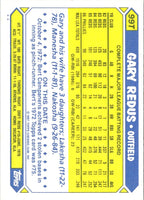 1987 Topps Traded Gary Redus #99T