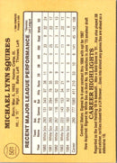1985 Donruss Mike Squires