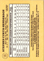 1985 Donruss Steve Henderson #145